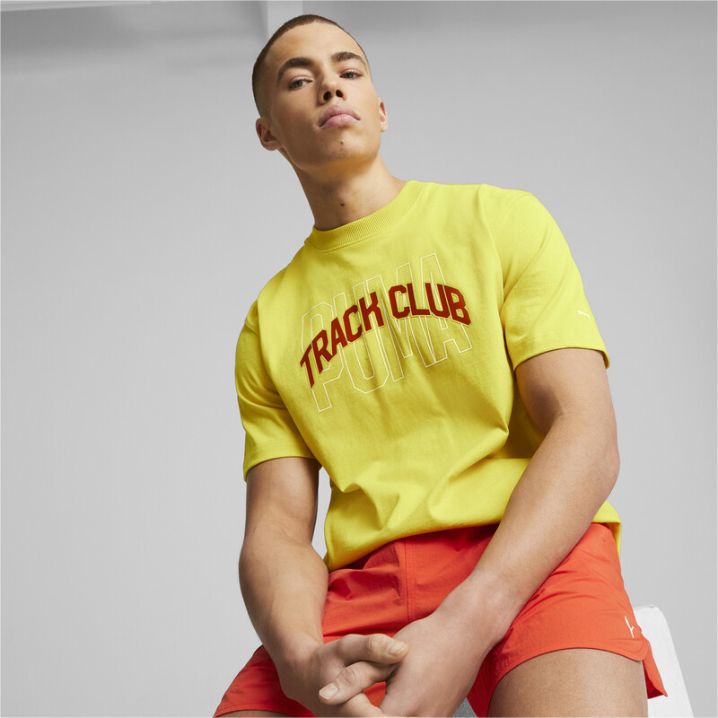 

Men's PUMA Track Meet Graphic Relaxed Fit T-Shirt