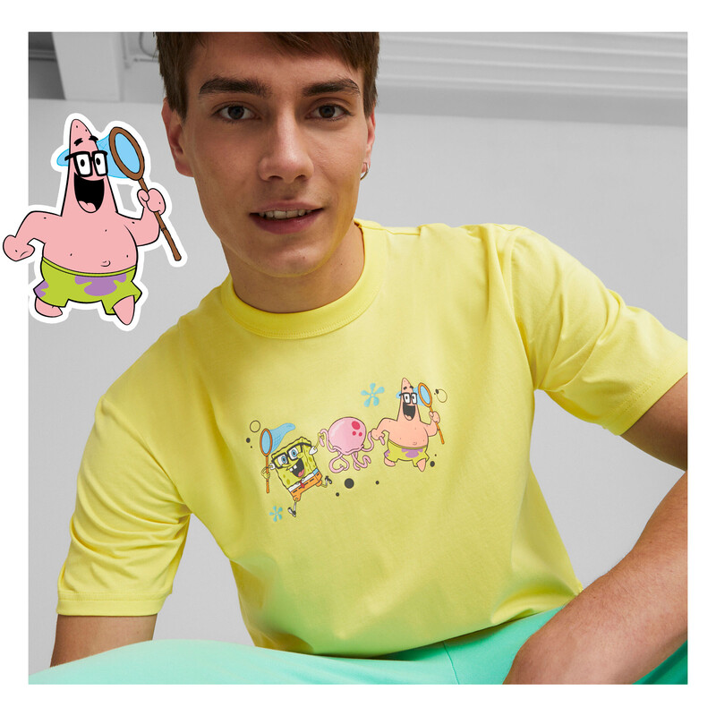 

PUMA X SPONGEBOB Graphic Unisex Relaxed Fit T-Shirt