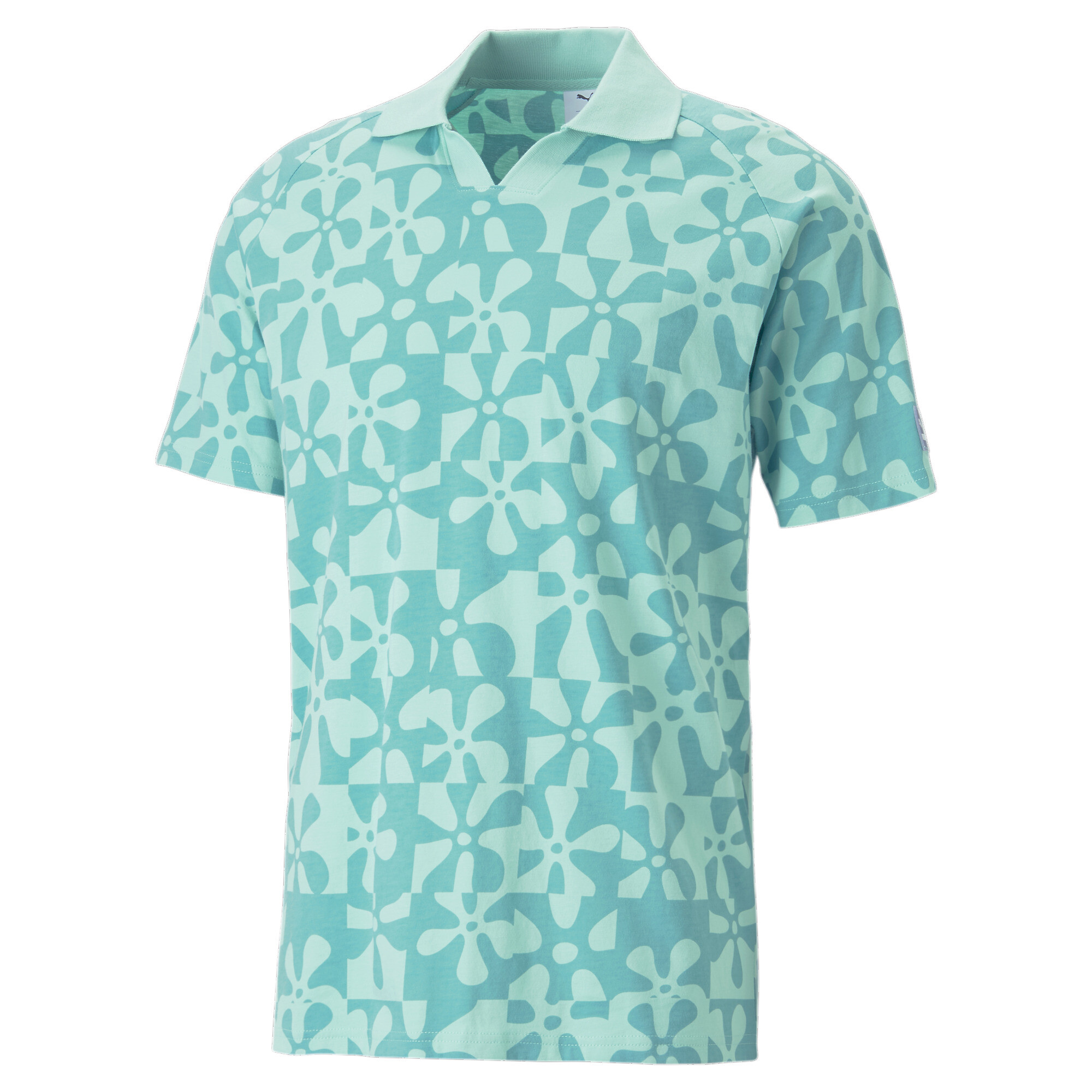 ＜プーマ公式通販＞ プーマ メンズ ゴルフ PUMA × LIBERTY ポロシャツ 2 メンズ Navy Blazer-Green Fog ｜PUMA.com