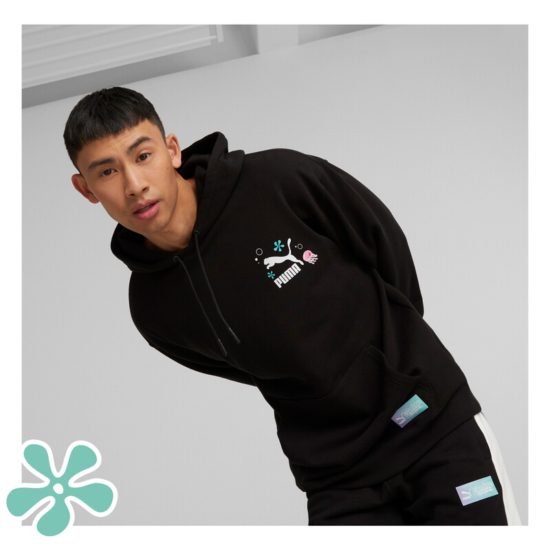 

PUMA X SPONGEBOB Unisex Relaxed Fit Hoodie, Black