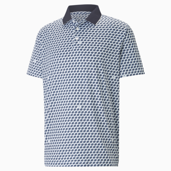 Mattr Love/H8 Golf Polo Shirt Men, Bright White-Navy Blazer, large-ZAF