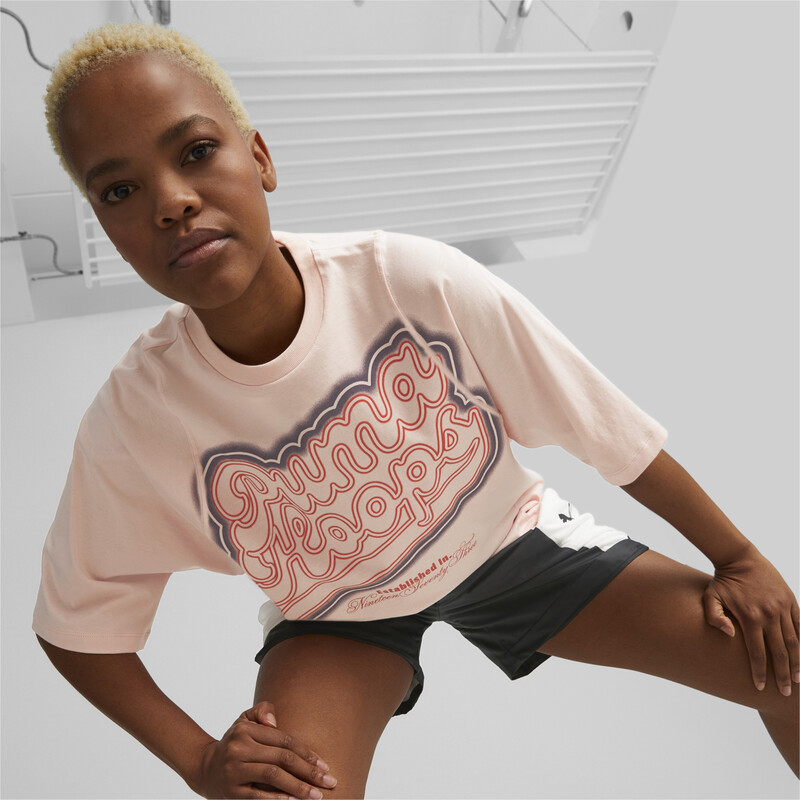 

Women's PUMA Strong Side Regular Fit T-Shirt, Pink