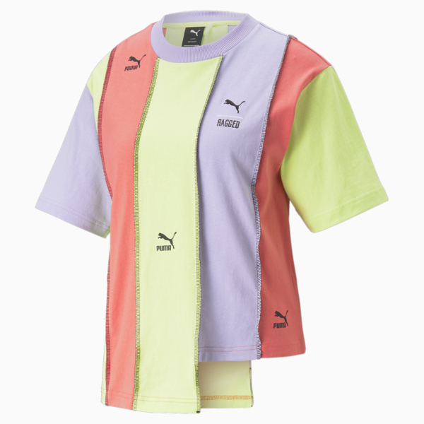 PUMA x THE RAGGED PRIEST Tee Women, Lily Pad, large-ZAF