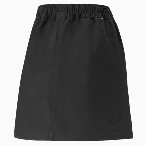 PUMA x THE RAGGED PRIEST Twill Skirt Women, PUMA Black, large-ZAF