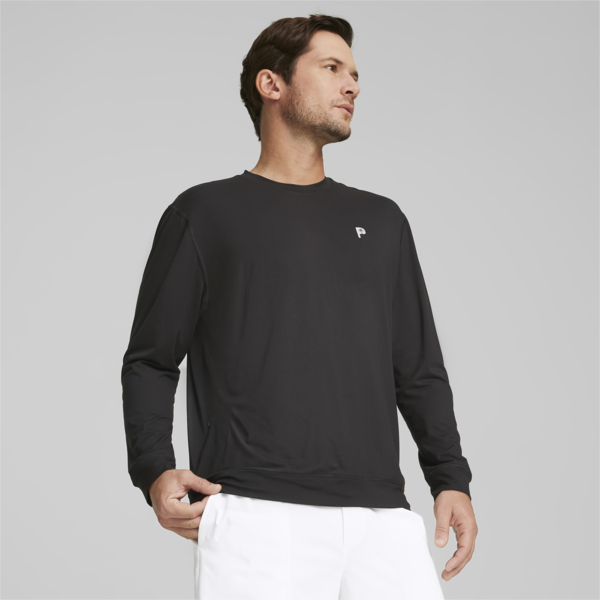 PUMA x Palm Tree Crew Golf Crew Neck Men, PUMA Black, large-ZAF