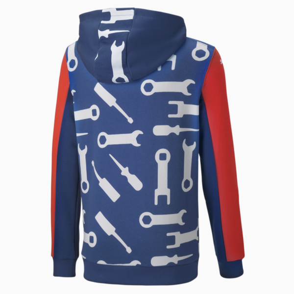 BMW M Motorsport Hoodie Kids, Pro Blue-M color, large-ZAF