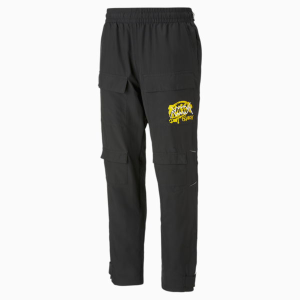 Breakdown Cargo Basketball Pants Men, PUMA Black, large-ZAF
