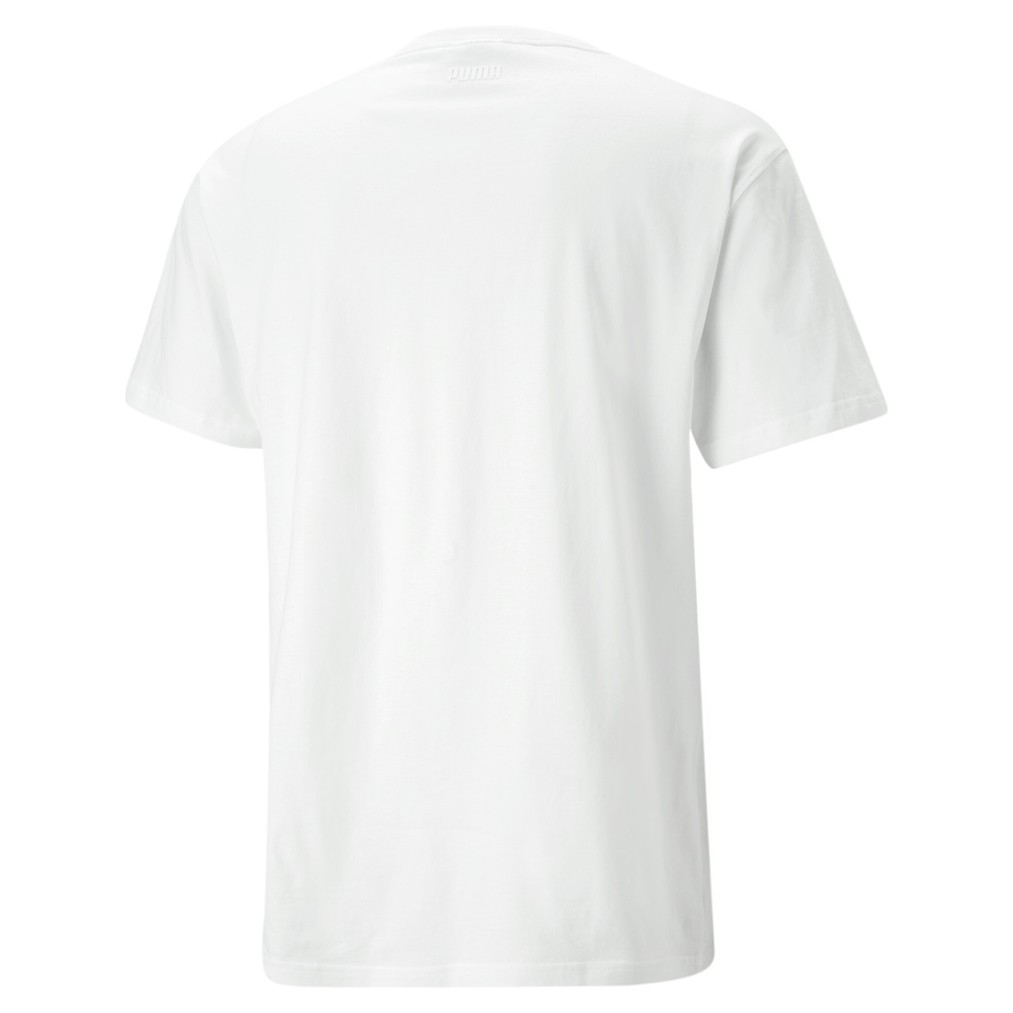 Men's PUMA Showcase Basketball T-Shirt Men In White, Size Large