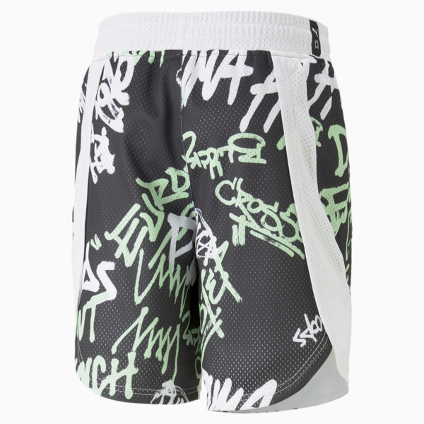Jamboree Printed Basketball Shorts Men, PUMA Black-DON'T FLINCH AOP, large-ZAF