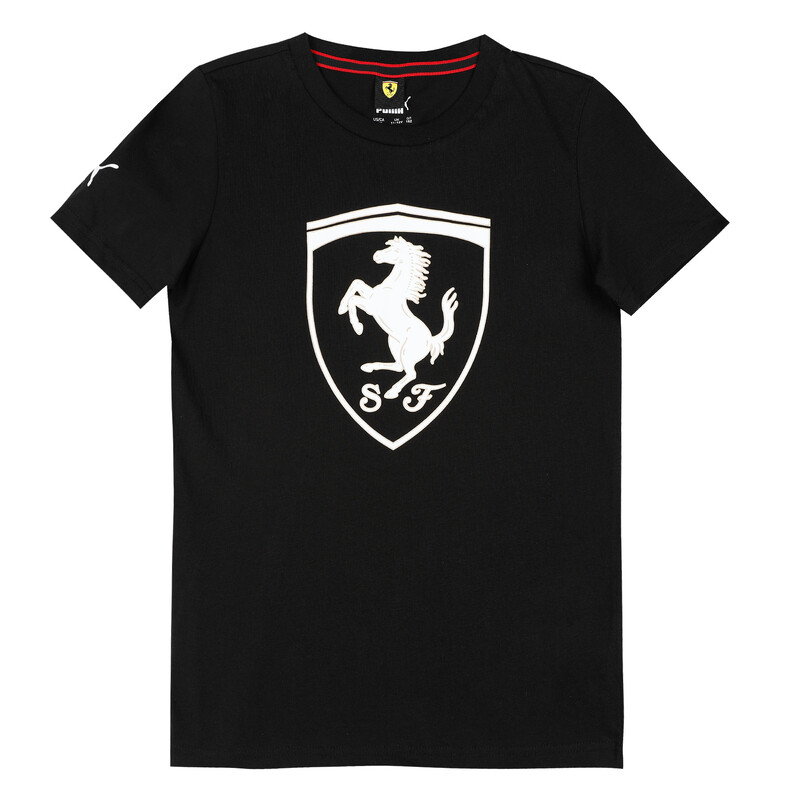 PUMA Ferrari Race Youth T-Shirt, Black
