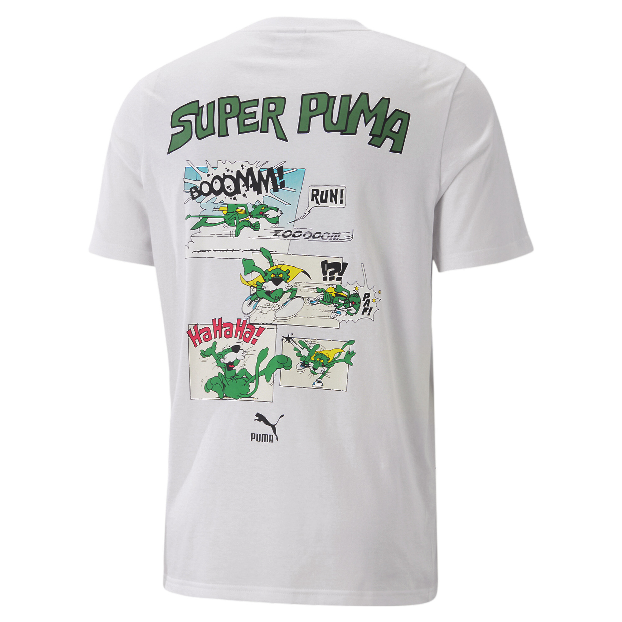 Men's Classics Super PUMA T-Shirt Men In White, Size XS, Cotton