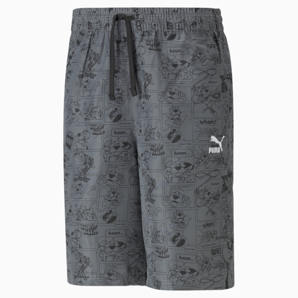 Classics Super PUMA Shorts Men, PUMA Black-AOP, large-ZAF