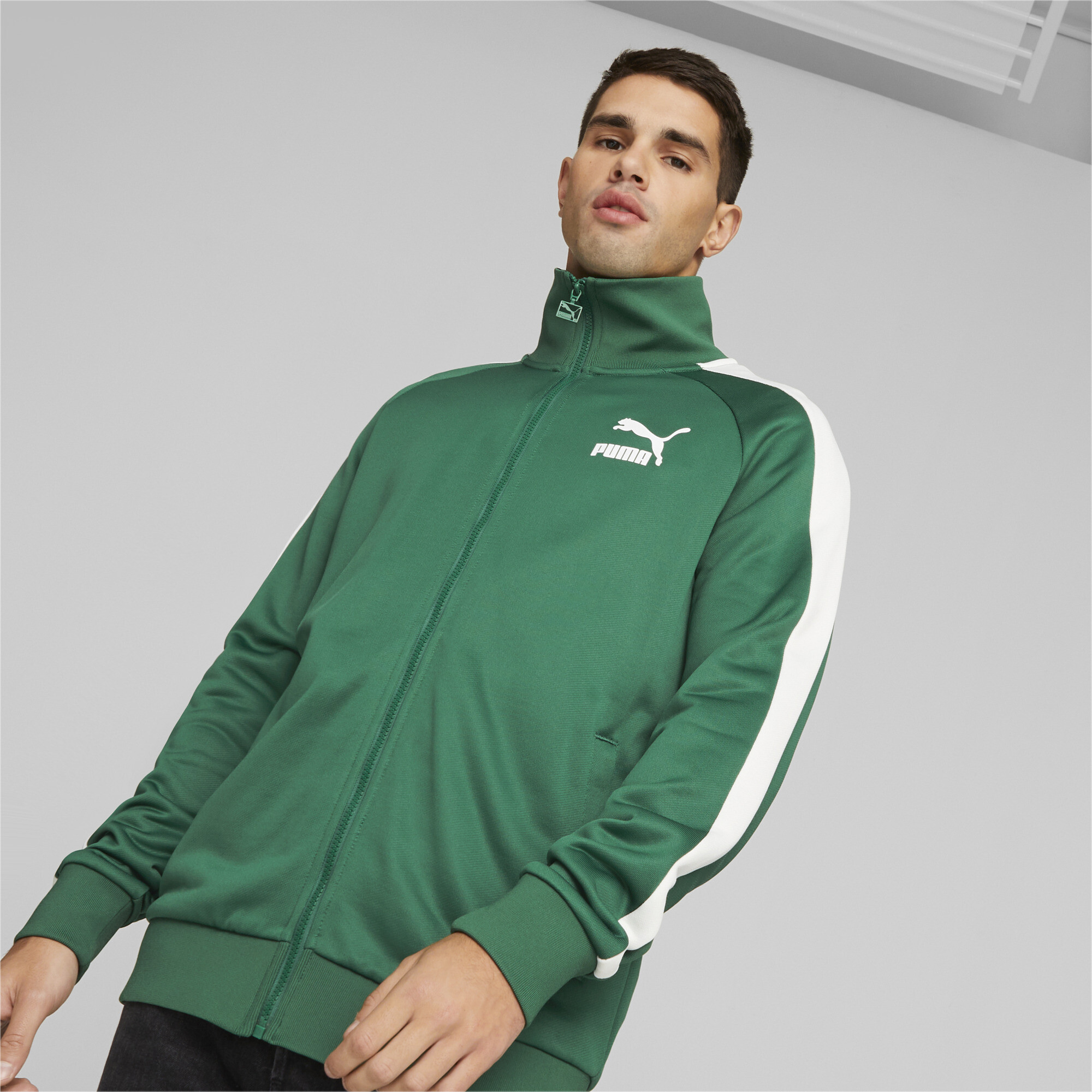 Puma T7 ICONIC Trainingsjacke Herren | Vine | Größe: XS