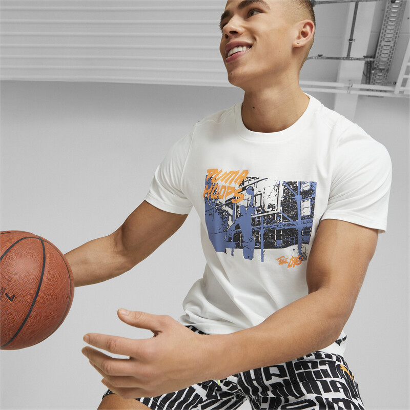 

Men's PUMA Take The Court T-Shirt, White