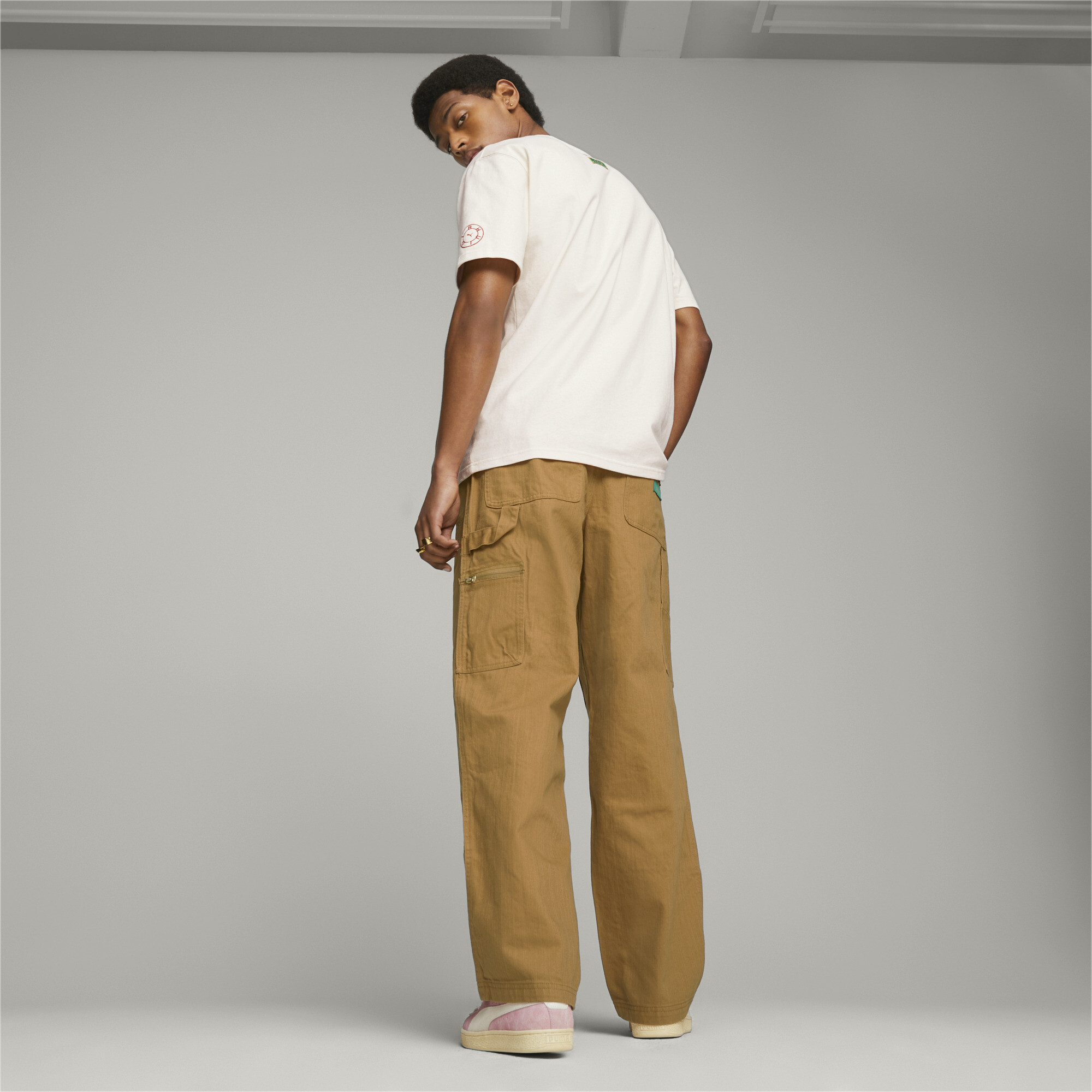 Men's PUMA X RHUIGI Pants In Brown, Size XS