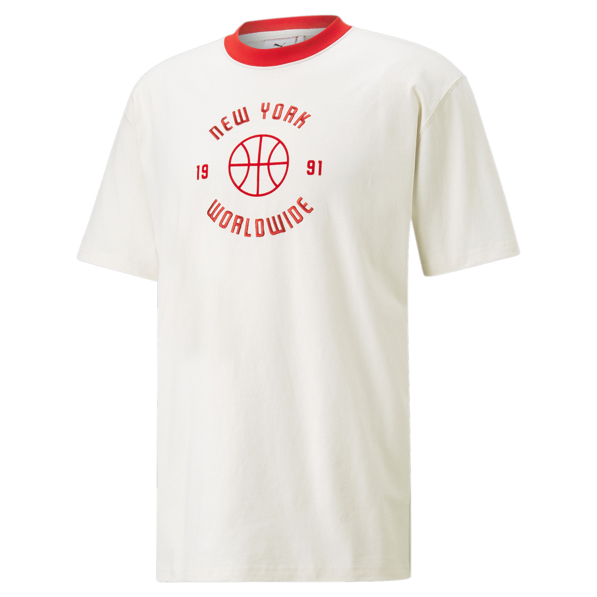 ＜プーマ公式通販＞ プーマ メンズ ACTIVE ビッグ ロゴ 半袖 Tシャツ メンズ High Risk Red ｜PUMA.com