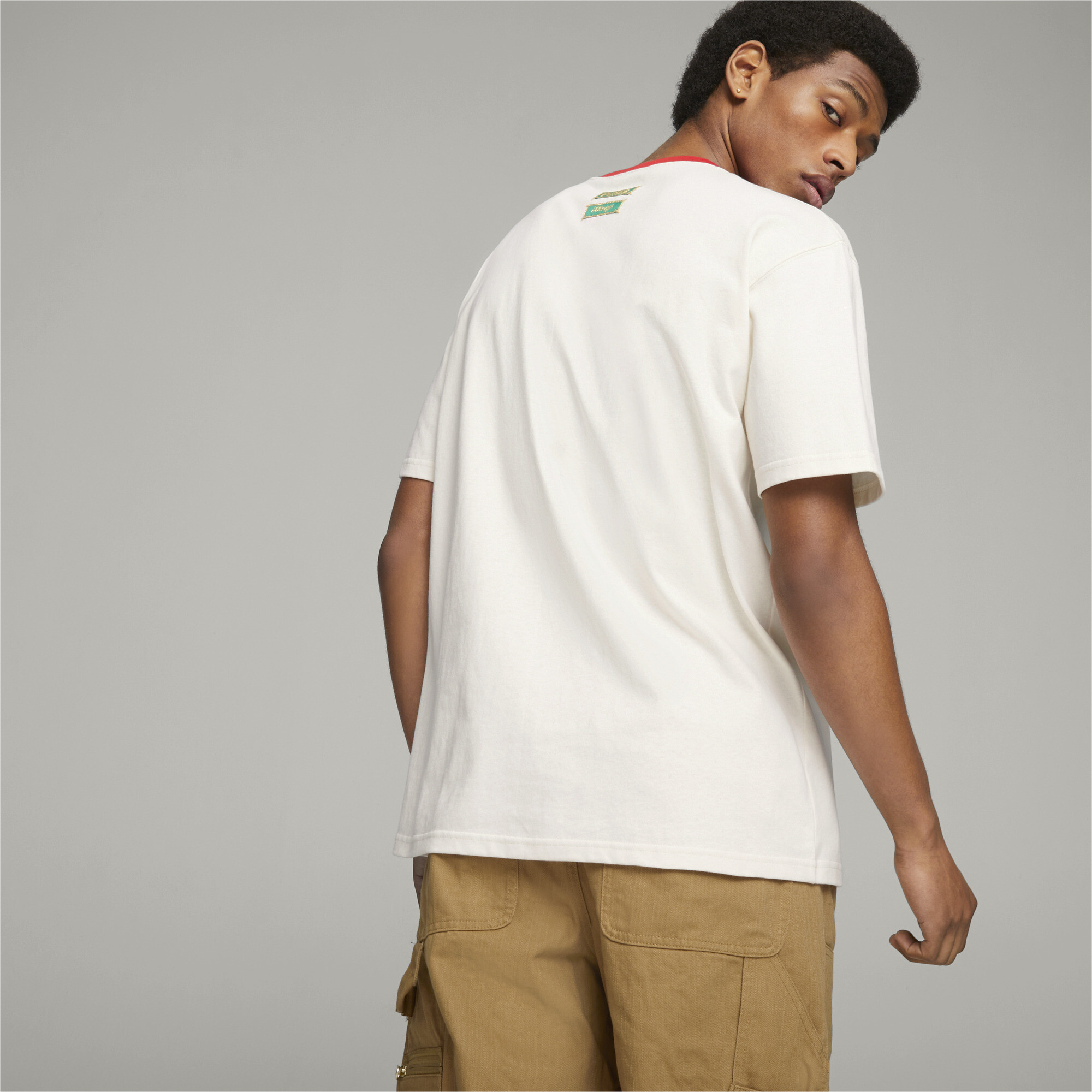 Men's PUMA X RHUIGI Graphic T-Shirt In White, Size XS