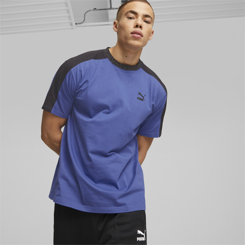 

PUMA T7 Trend 7ETTER Unisex Relaxed Fit T-Shirt, Blue
