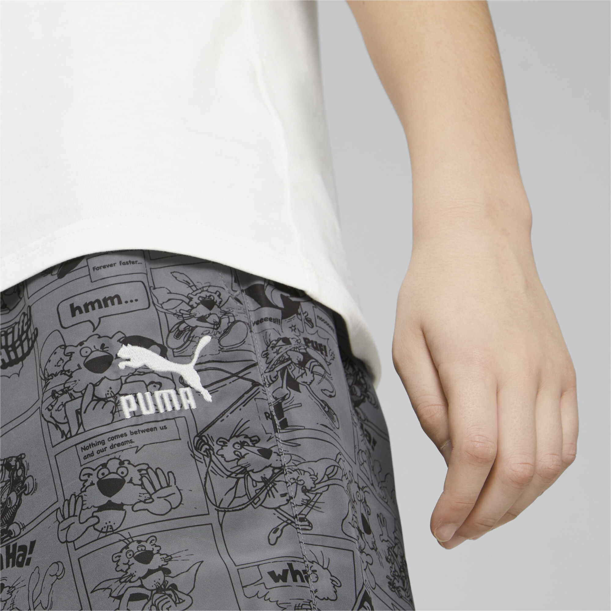 PUMA Classics Super Shorts In Black, Size 11-12 Youth