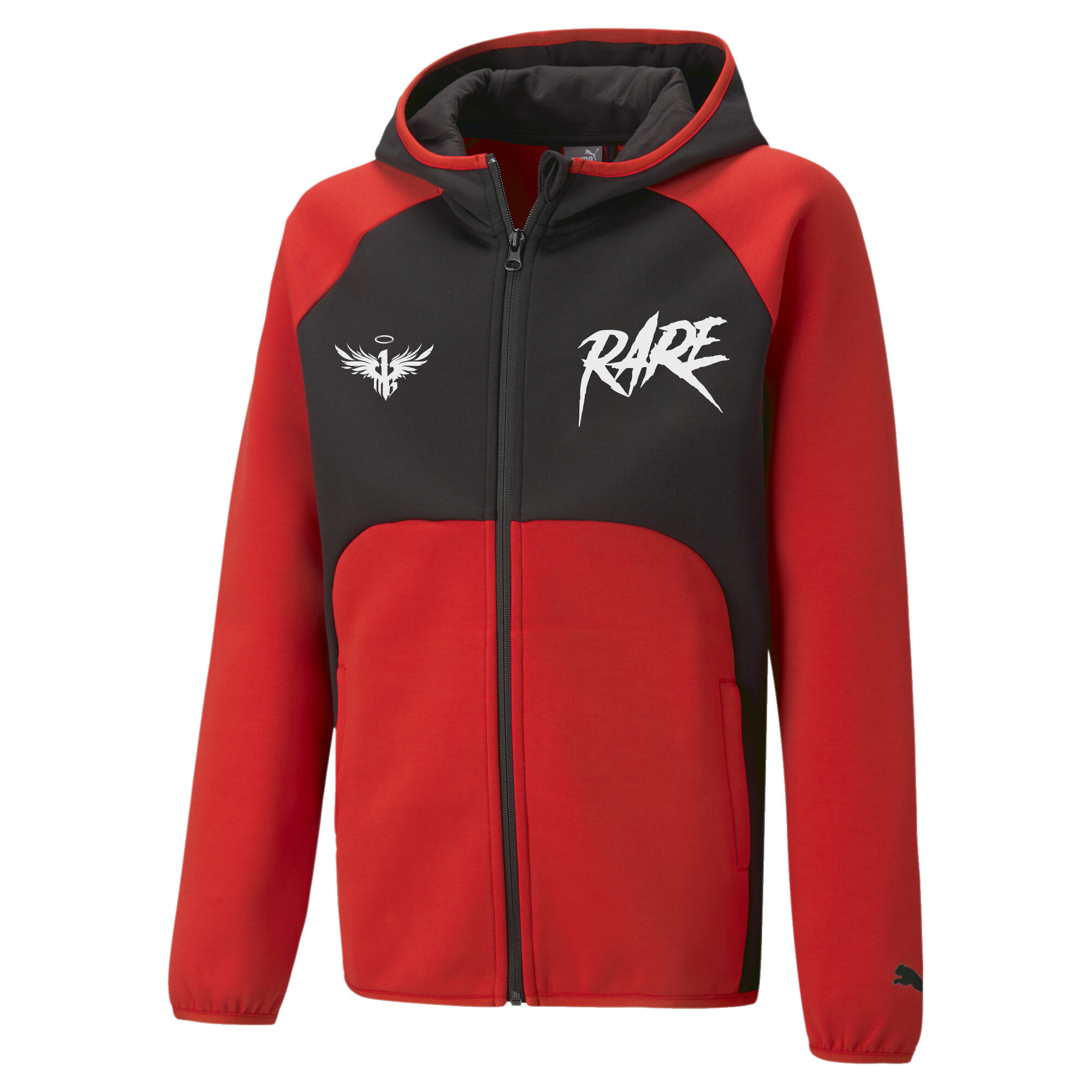 PUMA X MELO Dime Jacket In Red, Size 11-12 Youth