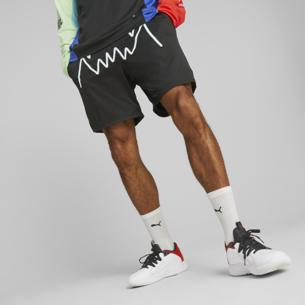 Jaws Core Basketball Shorts Men, PUMA Black, large-ZAF