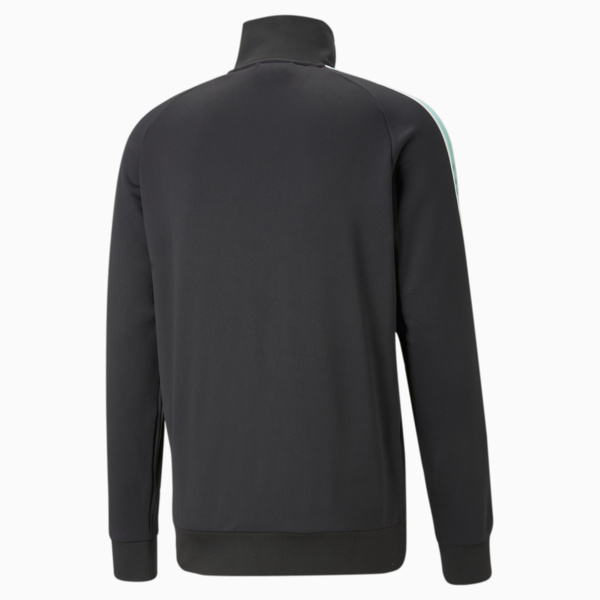 T7 Sport Track Jacket Men, PUMA Black-Mint, large-ZAF