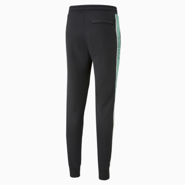 T7 Sport Track Pants Men, PUMA Black-Mint, large-ZAF