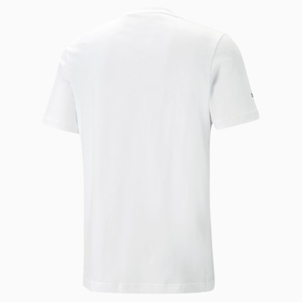BMW M Motorsport Statement Logo Tee Men, PUMA White, large-MEX