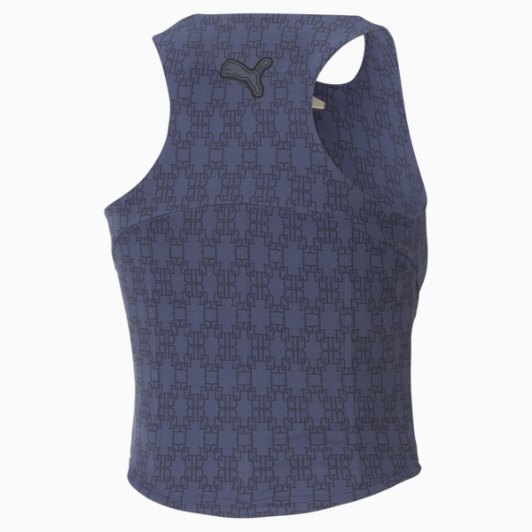 PUMA x DAPPER DAN Women's Crop Top, PUMA Navy, large-ZAF