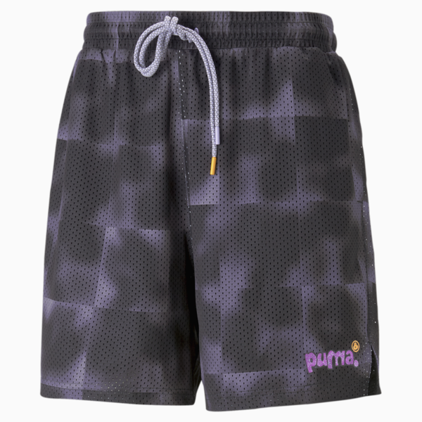 PUMA x 8ENJAMIN Printed Shorts Men, PUMA Black, large-ZAF
