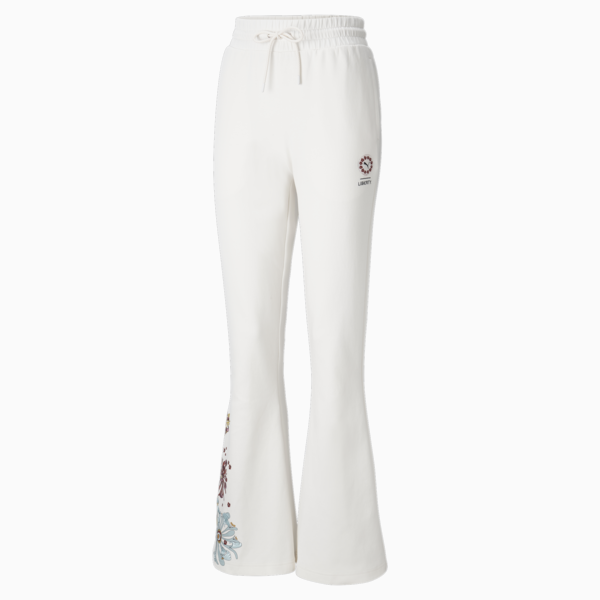 PUMA x LIBERTY Flared Pants Women, Pristine, large-ZAF