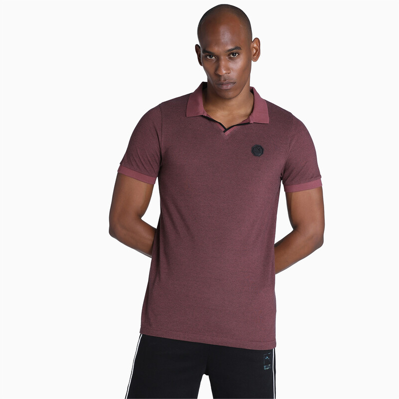 Men s PUMA X One8 Slim Fit Polo in Wood Violet size S