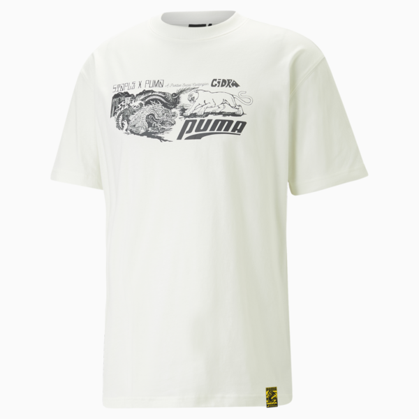 PUMA x STAPLE Graphic Tee Men, Warm White, large-ZAF