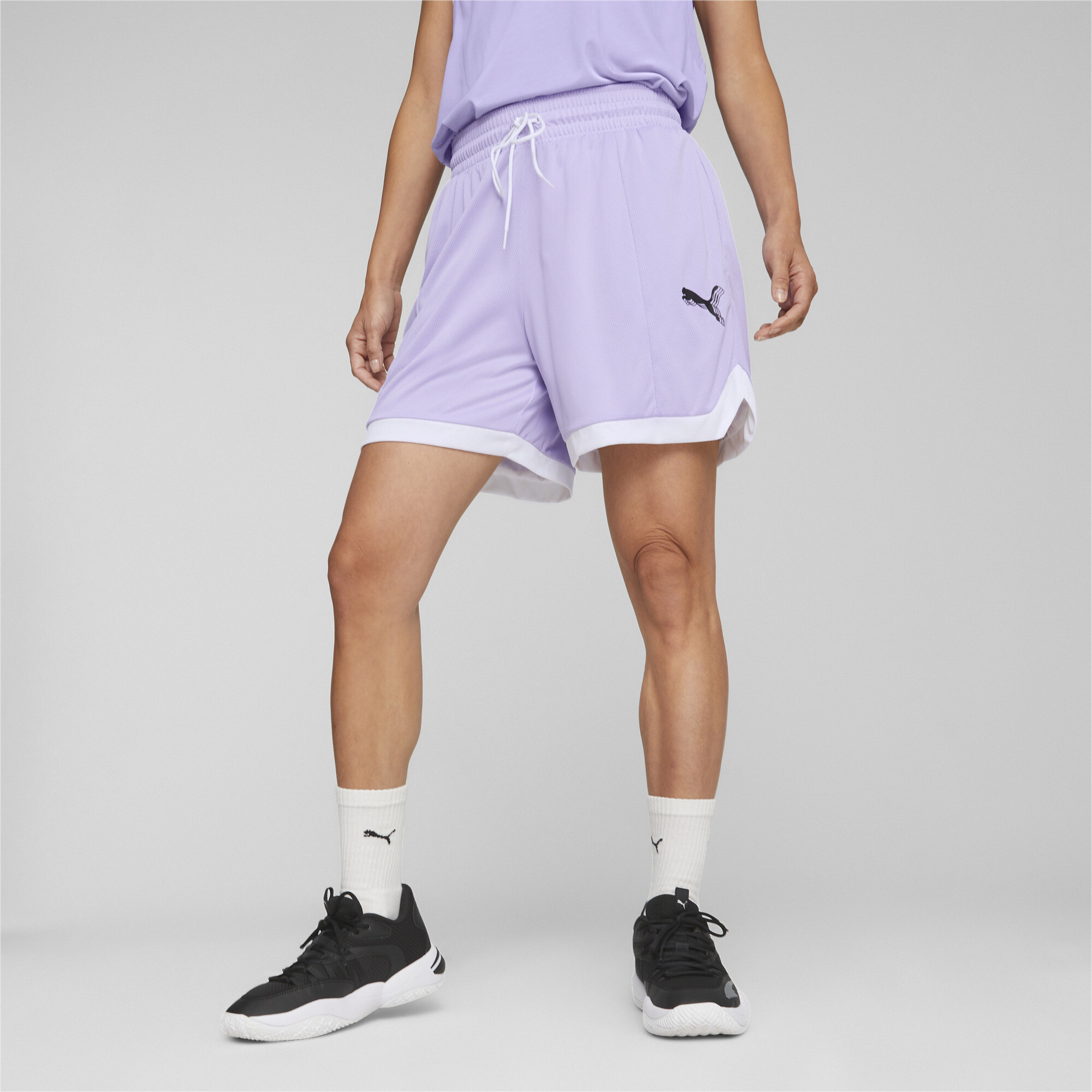 Puma shorts womens purple shop