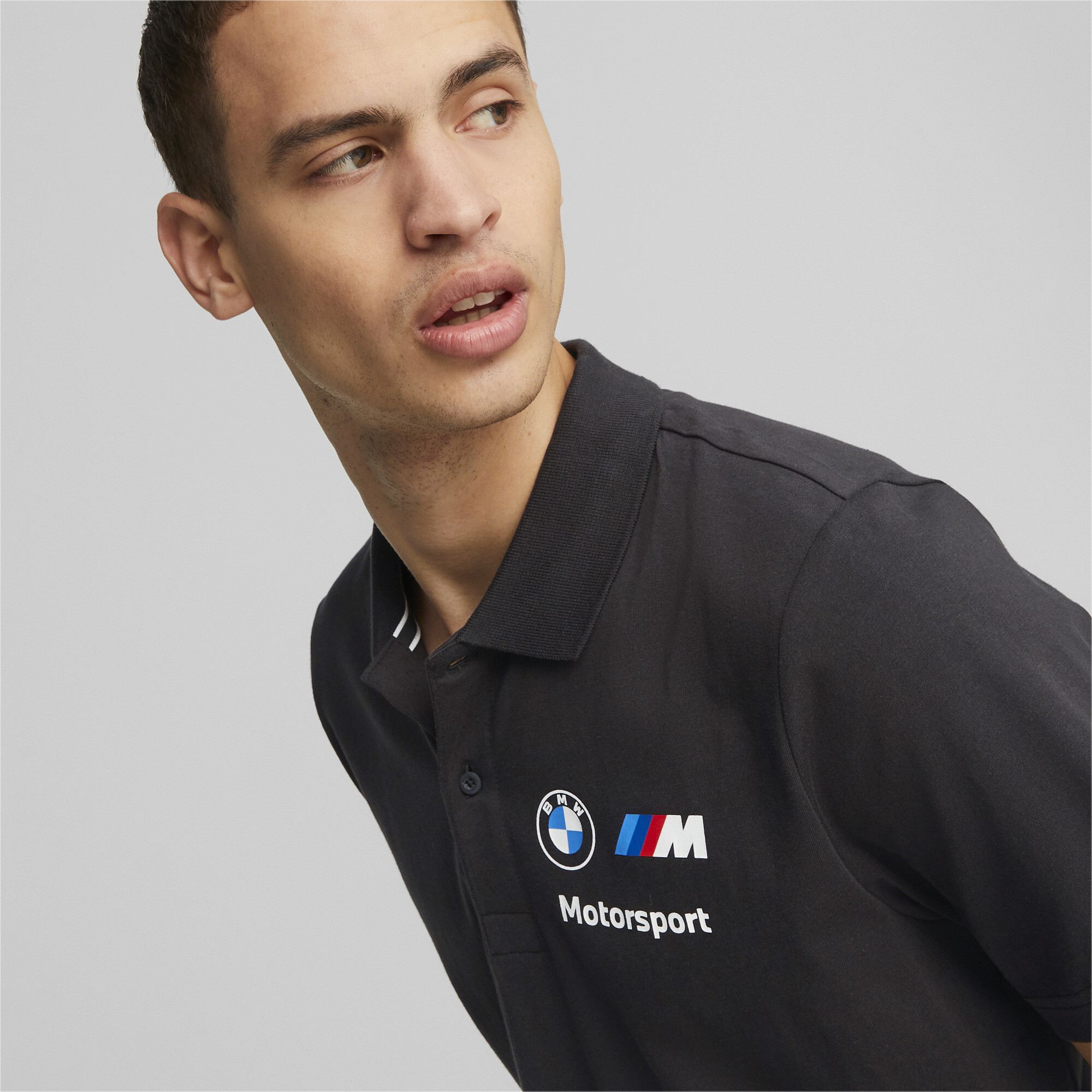 Men's PUMA BMW M Motorsport ESS Polo Shirt Men In Black, Size XS