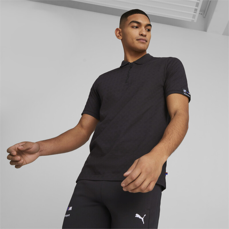 

Men's PUMA BMW M Motorsport Jacquard Polo, Black