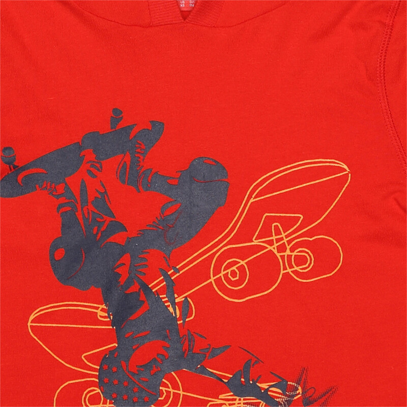 

PUMA Boys LS Graphic Hooded Tee