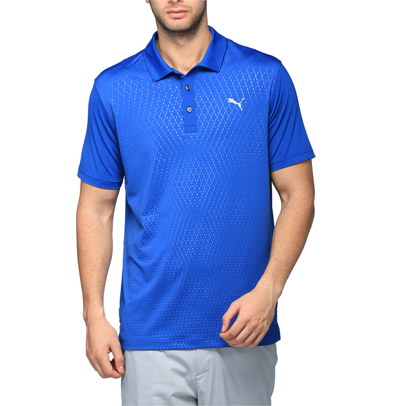 

Men's PUMA Argyle Emboss Polo