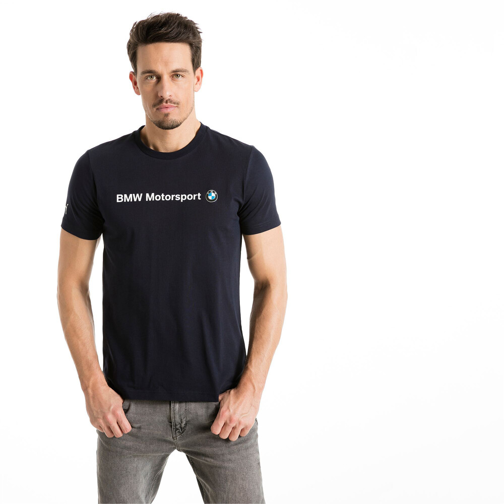 Bmw Motorsport Logo Erkek T Shirt Mavi Puma Puma Turkiye Resmi Alisveris Sitesi