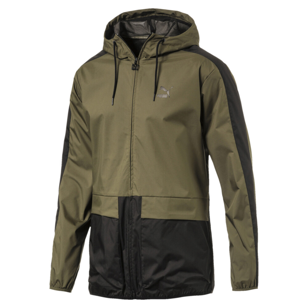 

PUMA - male - Ветровка Archive Logo windbreaker – Olive Night –, Зеленый