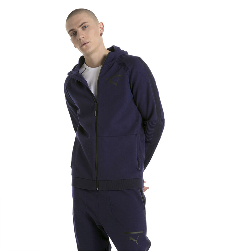 

Men's PUMA Evolution evoKNIT Full Zip Hoodie