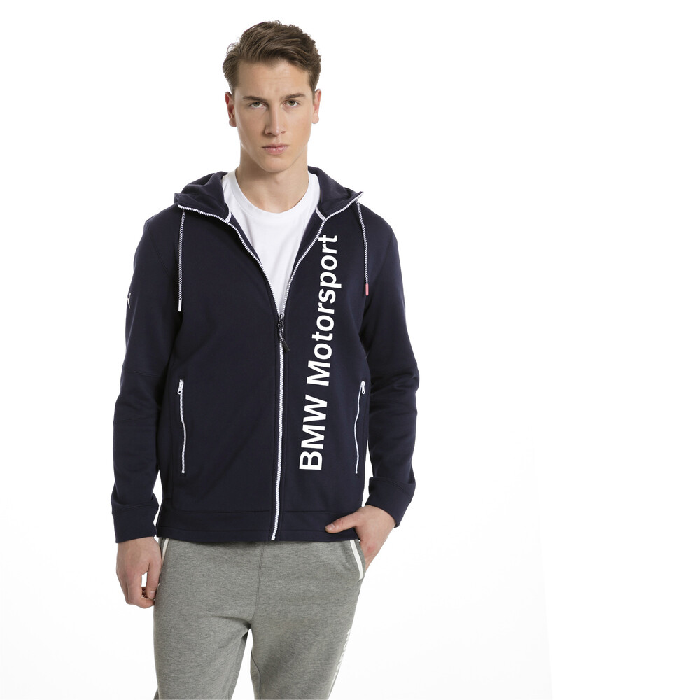 Bmw Motorsport Kapusonlu Erkek Sweatshirt Mavi Puma Puma Turkiye Resmi Alisveris Sitesi