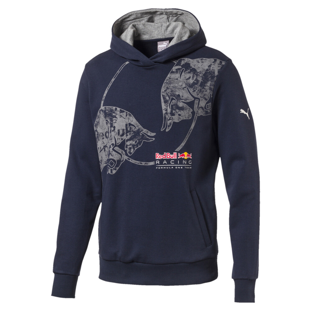Red Bull Racing Lifestyle Desenli Kapusonlu Erkek Sweatshirt Mavi Puma Puma Turkiye Resmi Alisveris Sitesi