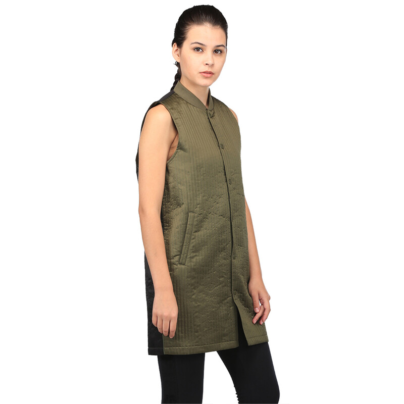

Women's PUMA Evolution Quilted Gilet, Black/green