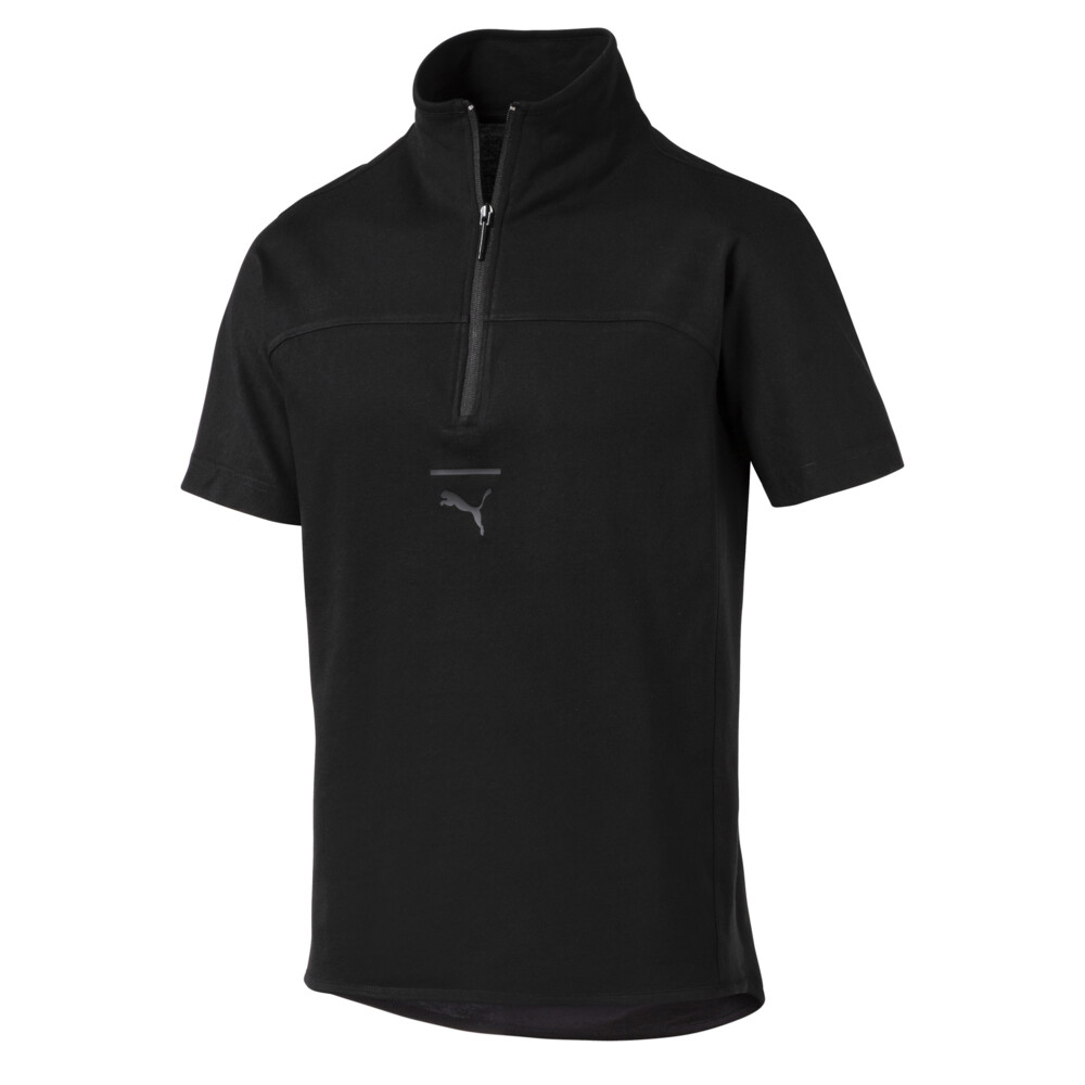 Pace Primary Yarim Fermuarli Erkek T Shirt Siyah Puma Puma Turkiye Resmi Alisveris Sitesi
