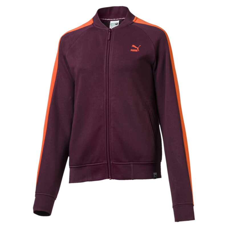 

Women's PUMA Classics Logo T7 Track Jacket, Red