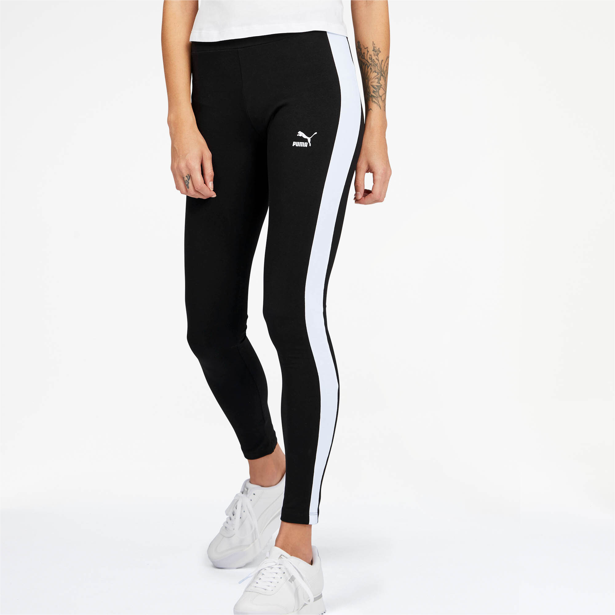 puma women's classics logo t7 leggings