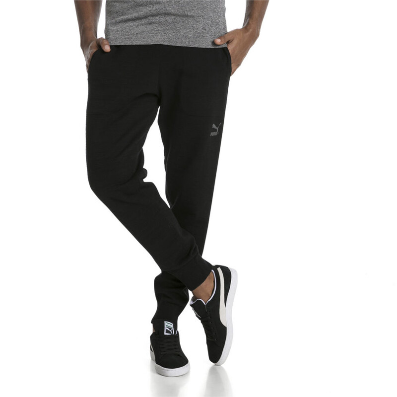 

Men's PUMA EvoKnit T7 Pants, Black