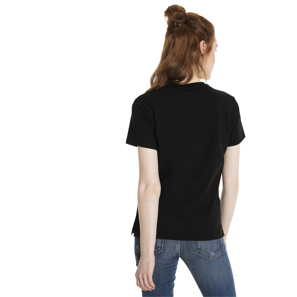 

PUMA - female - Футболка Classics Logo Tee – Cotton Black--bronze –, Черный