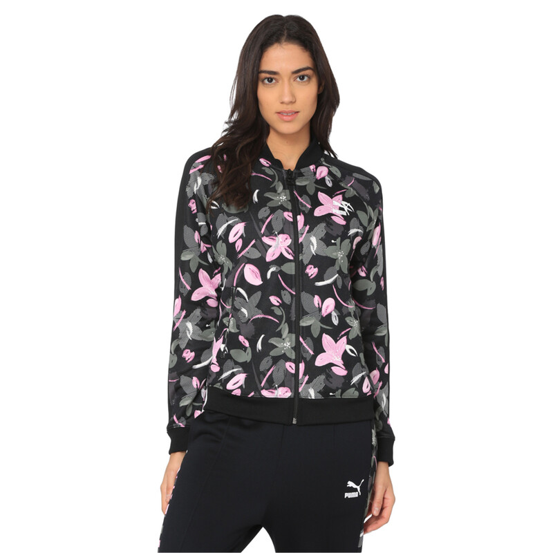 

Women's PUMA Classics T7 Track Jacket AOP Black-